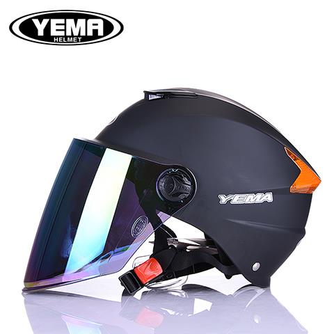 野马头盔电动车女士夏季防晒安全头帽男电瓶车轻便式半灰四季通用