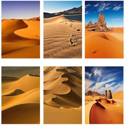 沙漠风景装饰画客厅玄关走廊入户门挂画楼梯转角墙画喷绘打印布画