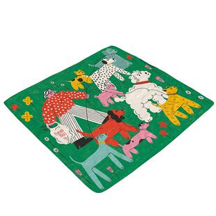 小小冒险家野餐垫防潮垫野炊卡通踏青小狗春游便携防水隔热草坪垫