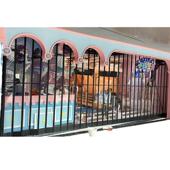 铝合金推拉折叠门无地轨道隐形铝镁现代简约厨房隔断移门水晶折门