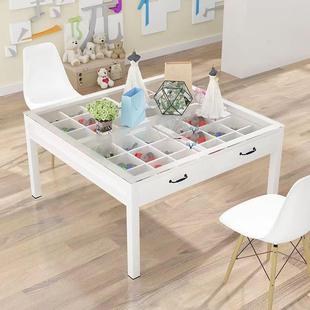 儿童绘画桌幼儿园手工桌画室美术桌服装设计桌