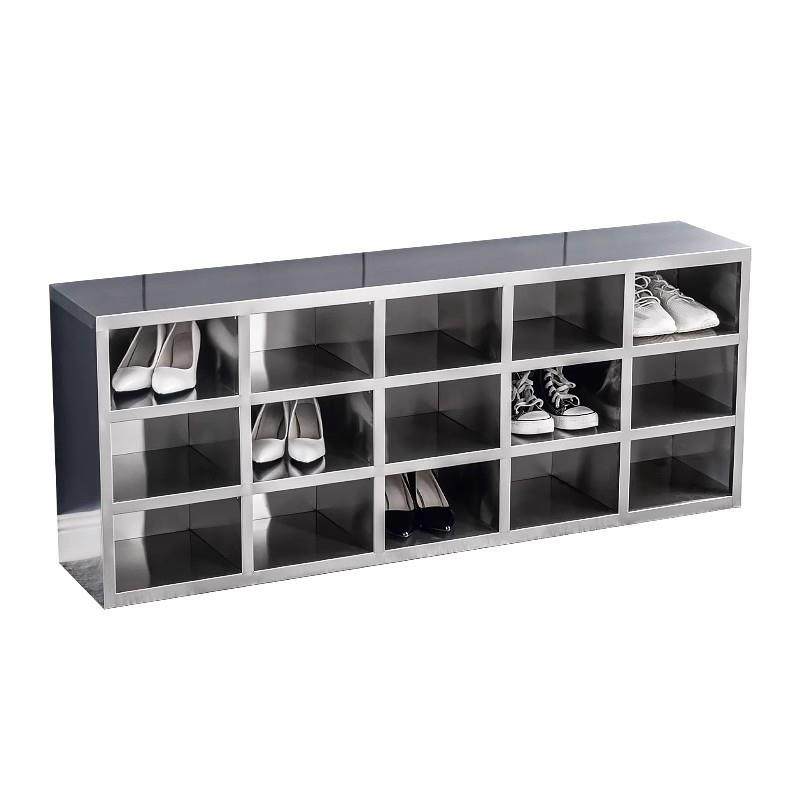 不锈钢鞋柜无尘净化车间员工单双面换鞋凳食品厂实验室多格更鞋柜,商业/办公家具,办公储物柜,淘宝优惠券,粉丝福利购,淘宝优惠卷