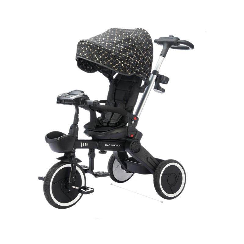 儿童三轮车可折叠婴幼儿溜娃车1-6岁宝宝脚踏手推车轻便小孩童车