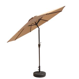 户外摇头伞庭院遮阳伞可倾斜转向太阳伞沙滩奶茶店铺外摆伞露营伞