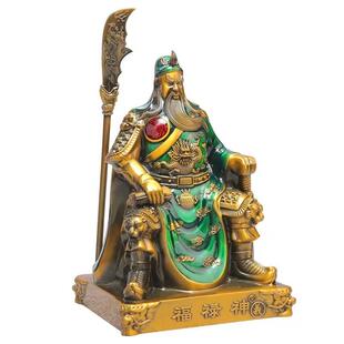 加大号关公摆件关云长车载内上中控台高档关羽武财神装饰用品摆件