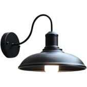 美式 复古LOFT工业风阳台庭院灯别墅锅盖壁灯铁艺墙灯过道走廊壁灯