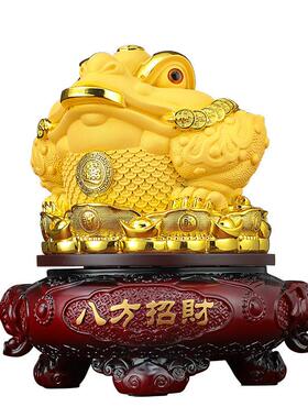 招财金蟾摆件店铺开业礼品金蝉蟾蜍工艺品摆设礼品公司开门红礼品