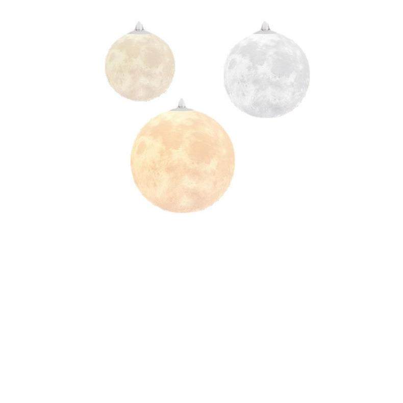 餐厅吊灯月球灯星球形月亮灯过道吧台吊灯店铺商用工装灯具卧室灯,家装灯饰光源,智能吊灯,淘宝优惠券,粉丝福利购,淘宝优惠卷