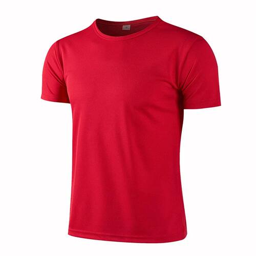 Solid color round neck short sleeved shirt纯色圆领宽松短袖男