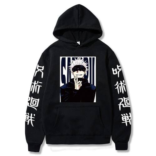 Anime printed loose long sleeved sweatshirt 印花宽松长袖卫衣