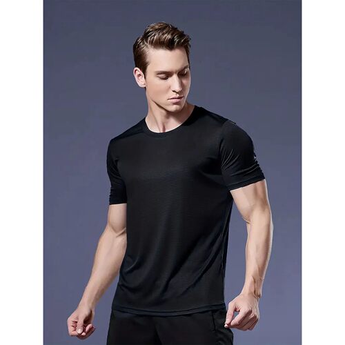 Solid color round neck slim fit T-shirt top 纯色圆领修身上衣