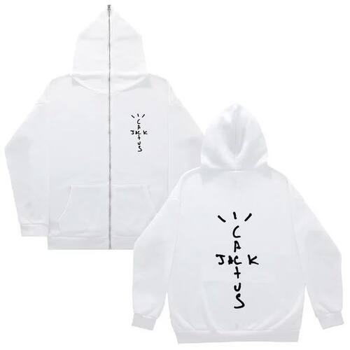 Letter printed long sleeved fleece hoodie 印花长袖加绒连帽衫
