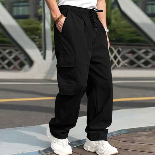 Loose straight fitting workwear pant for men宽松直筒工装长裤