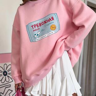 long neck sleeved top 上衣外套 Loose jacket宽松圆领长袖 round