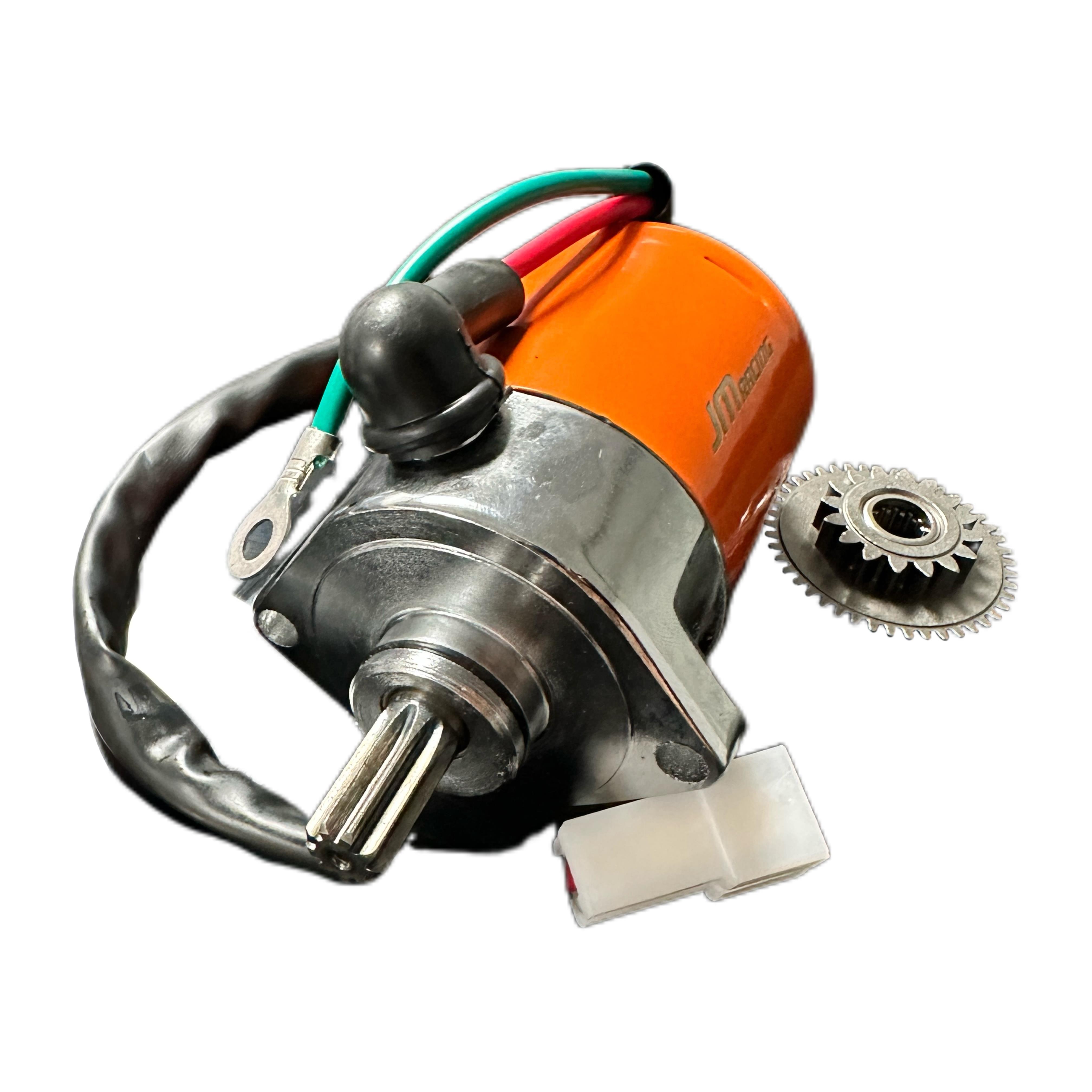 巨蟒改装马达 福喜巧格鬼火RS100摩托车改装启动马达启动机