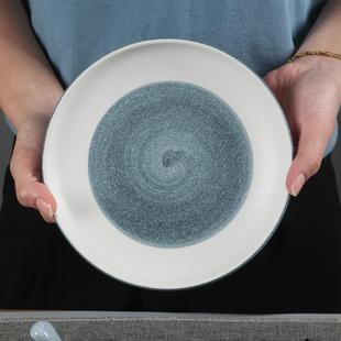 简约石纹雪花釉餐具家用饭碗一人食陶瓷套餐寿司餐厅商用创意 日式
