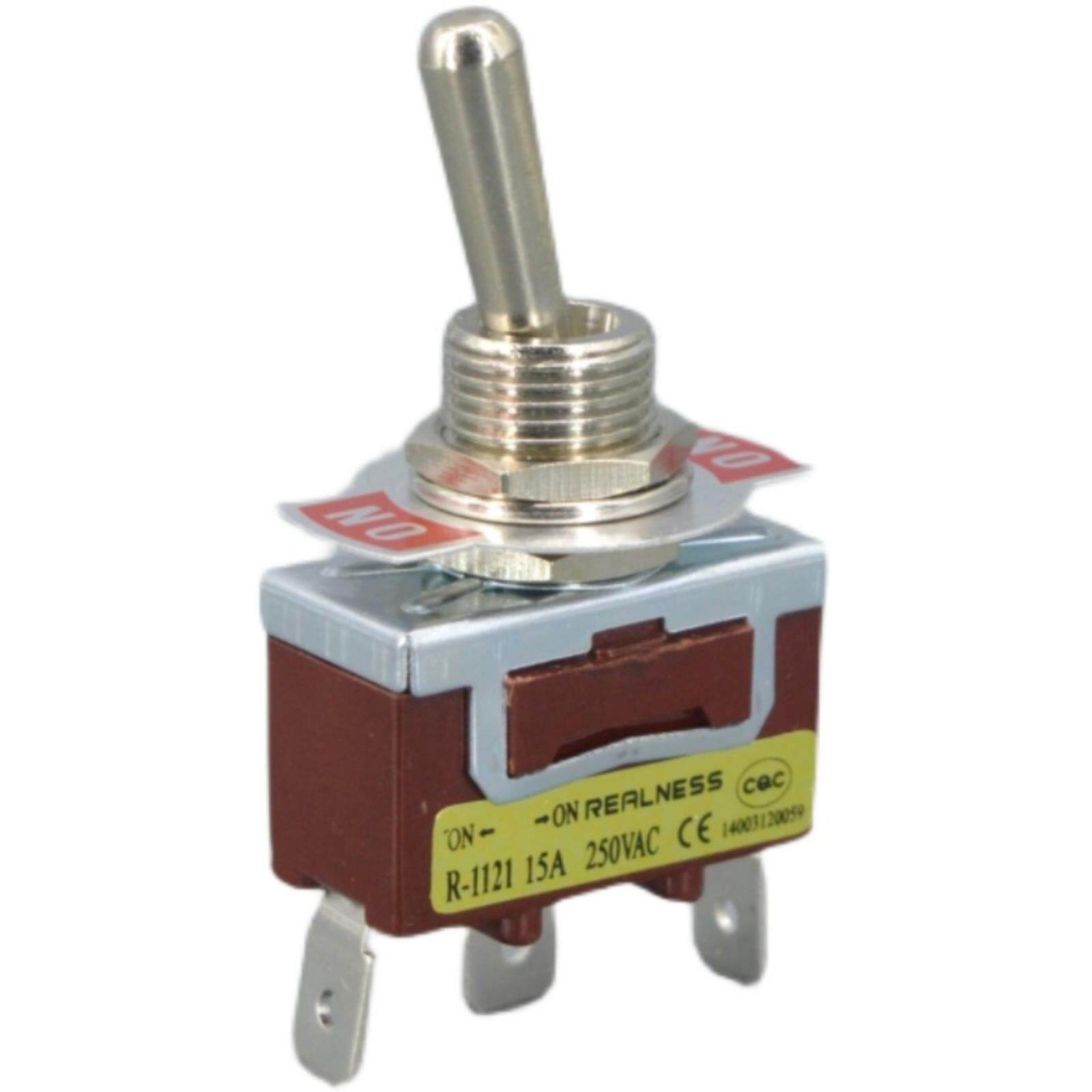 REALNESS 钮子开关 摇臂开关 R-1121 ZH-1121 3脚2档银触点 插脚