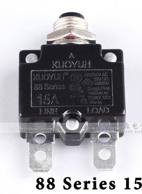 KUOYUH 88 Series 15A仪器仪表设备电源断路器过载保护器3-25Amps