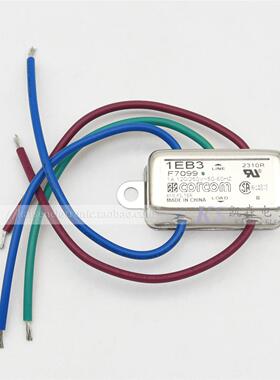 1EB3 B系列F7099 6609020-2 Corcom 1A UL CSA VDE EMI单相滤波器