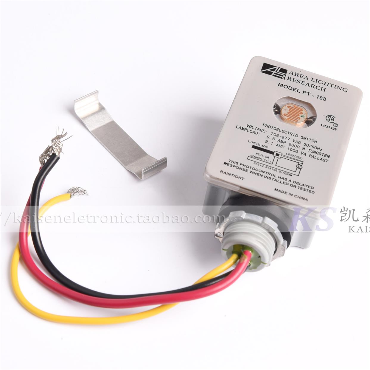 ALR PT-15 120V PT-168 208V-277V UL CSA防水路灯Tyco光控开关器