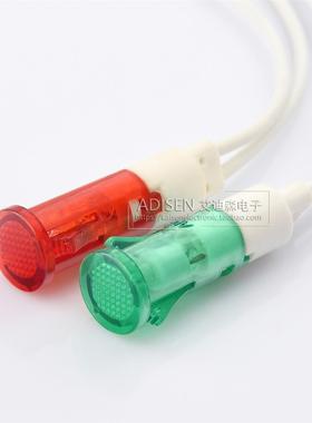 ADP-11C 安装孔Φ10mm 带硅胶线 220V 380V耐高温电源信号指示灯