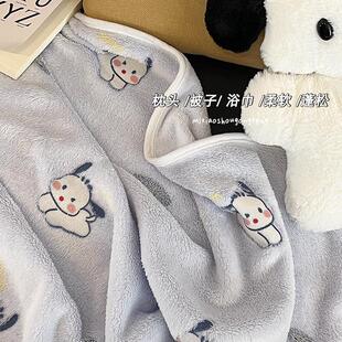 毛毯夏季办公室午睡毯披肩盖腿小毯子沙发午休盖毯夏天的空调被子