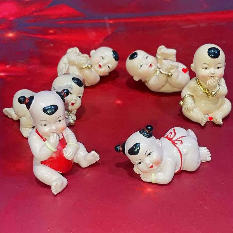 早生贵子摆件送子求子吉祥福娃结婚喜庆安床压床娃娃吉祥物新品