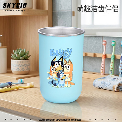 不锈钢洗漱杯创意情侣陶瓷马克杯