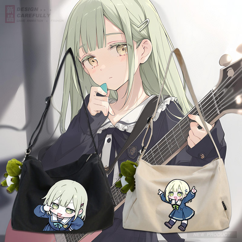 BanG Dream AVE Mujica若叶睦二次元周边男女单肩包学生帆布包tt