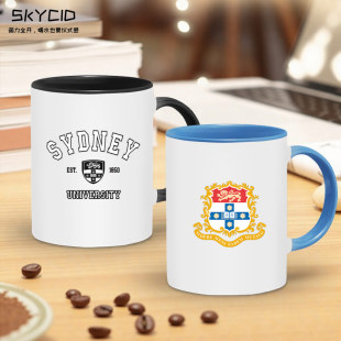 澳洲悉尼大学周边Sydney纪念品家用陶瓷杯马克杯喝水咖啡杯dt