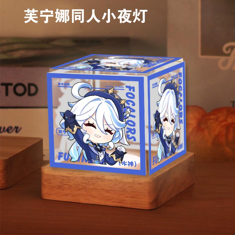 原神游戏周边水神芙宁娜小夜灯