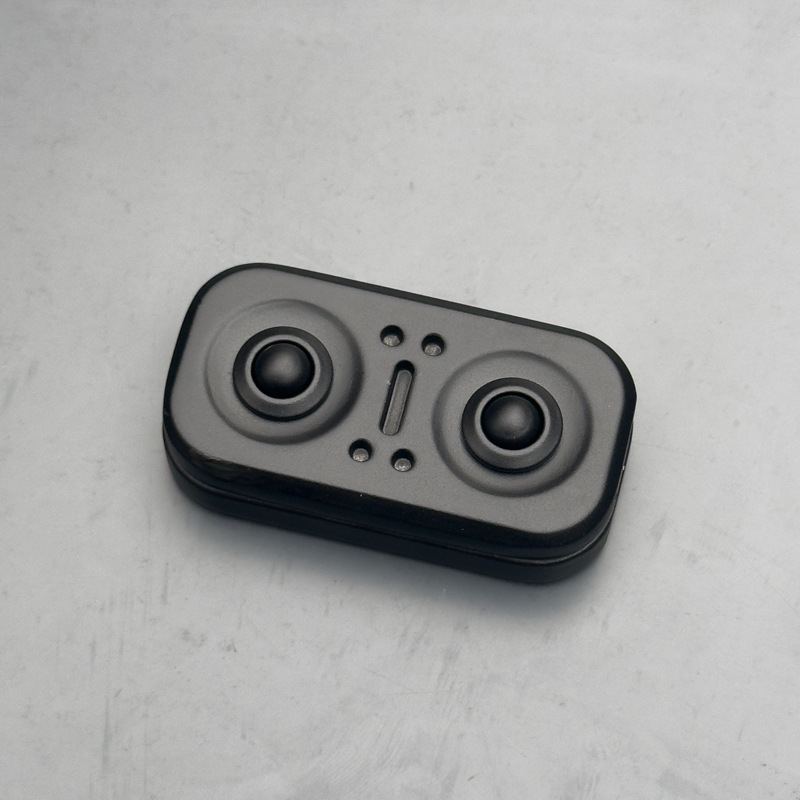 抖音热卖edc解减压玩具猫头鹰金属啪啪币推牌fidget slider