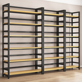 超市货架置物架多层商用展示柜便利店仓储L陈列储物架家用收纳架