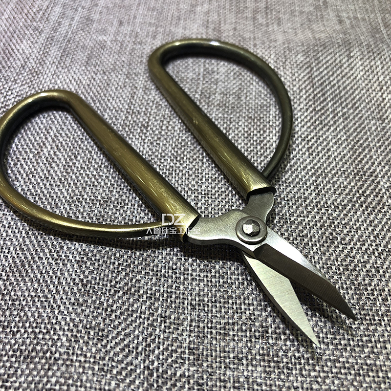 珐琅专用尖嘴剪刀  金工银丝B银箔 景泰蓝掐丝专用 掐丝工具