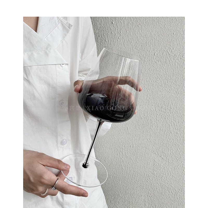 ins风梦幻渐变红酒杯高脚香槟杯D玻璃水杯高级感葡萄酒杯洋酒杯子,餐饮具,葡萄酒/红酒杯,淘宝优惠券,粉丝福利购,淘宝优惠卷