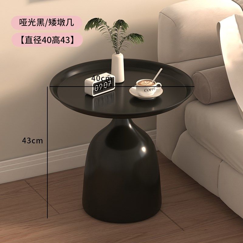 铁艺床头柜茶几小圆桌创意替w代品沙发边几轻奢高级感可移动置物,住宅家具,床头柜,淘宝优惠券,粉丝福利购,淘宝优惠卷