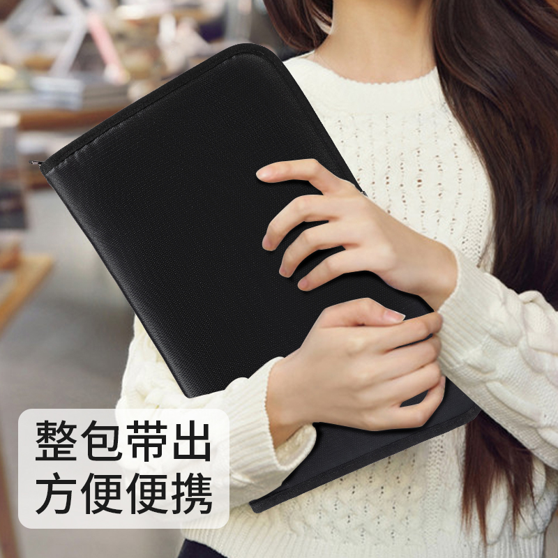 防火证件收纳包家庭文件户口本疫苗本宝宝出生证R明活页册卡包