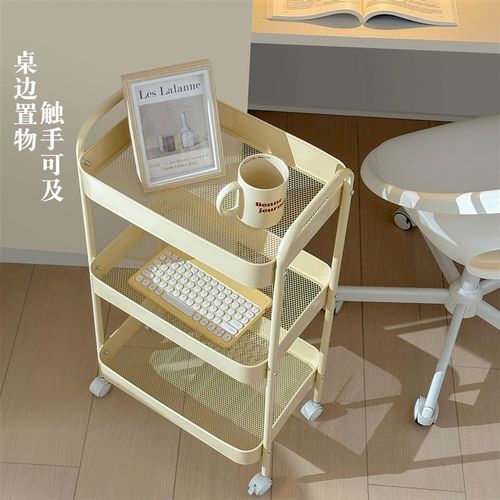 小推车置物架落地多层可移动y卧室客厅厨房浴室收纳架子宿舍零食