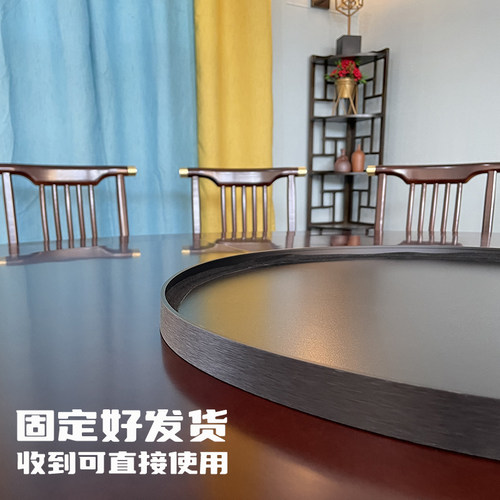 造景圆盘底盘沙盘景观托盘圆桌转盘中间摆件圆形R餐桌盆景金属底