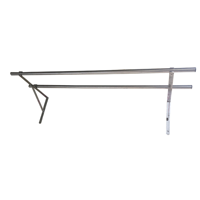 阳台不锈钢晾衣杆固定式外u伸侧墙凉衣架外墙窗户晒衣杆壁式挂衣