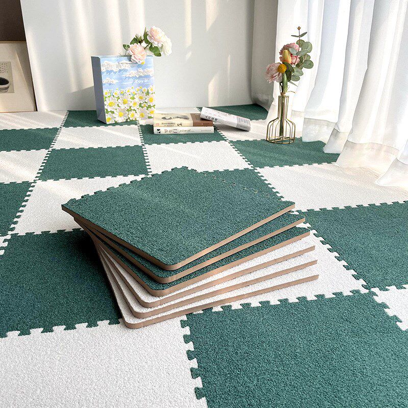 速发家用地毯卧室床边毯少房间短绒拼脏儿厅大面积全铺客童耐图地