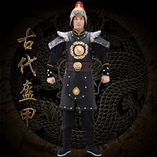 男铠演服装 速发新电盔甲可穿舞台装 视剧扮演将军盔甲服装 款 甲 古装