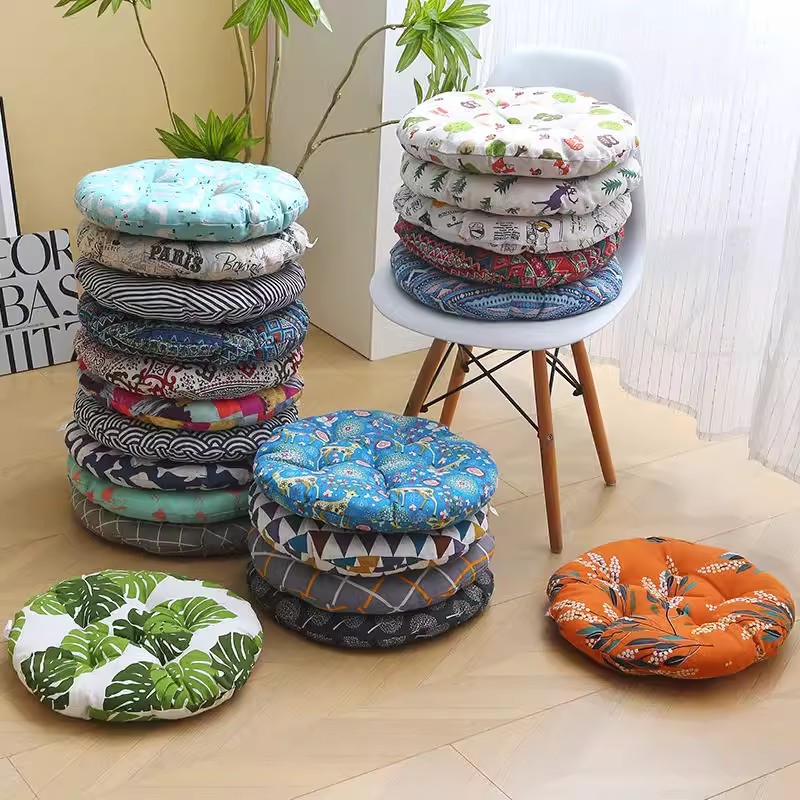 速发圆形加厚坐垫子电椅坐脑子垫办公室学生凳子软桌屁股垫餐家用