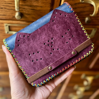 笔记本小王子三代2025真皮pueblo手缝活页本M5\A7\奇葩A6原创设计