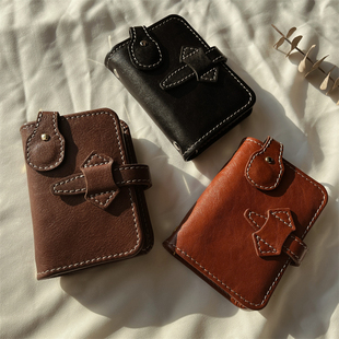 头层植鞣牛皮手账本M5A7奇葩A6多功能简约商务收纳旅行记事活页本