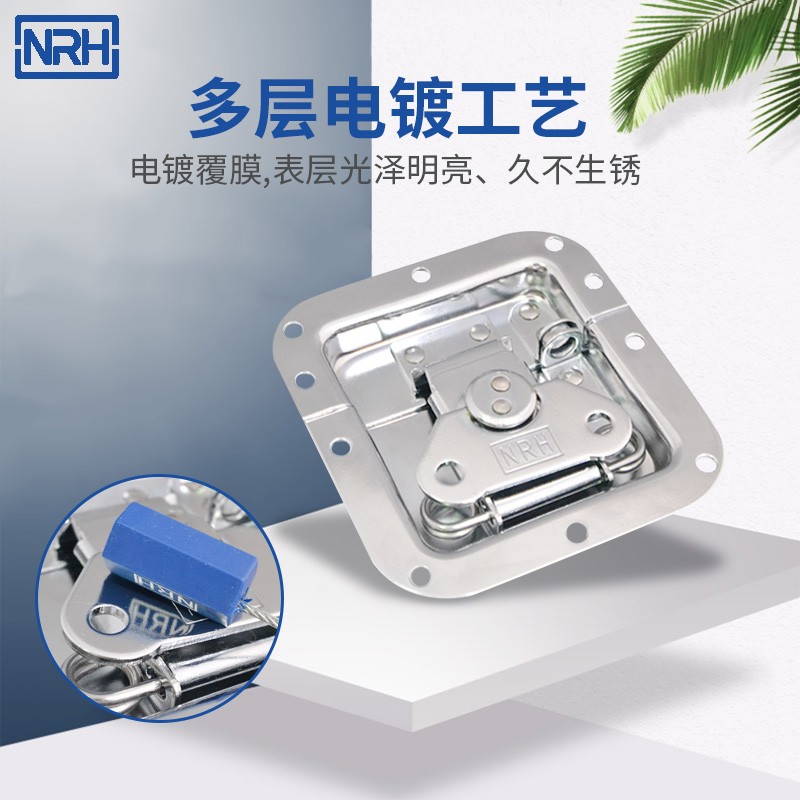 速发不锈钢航空箱蝴蝶锁扣工具箱扣配件搭扣伸缩钩扣门扣设备道具