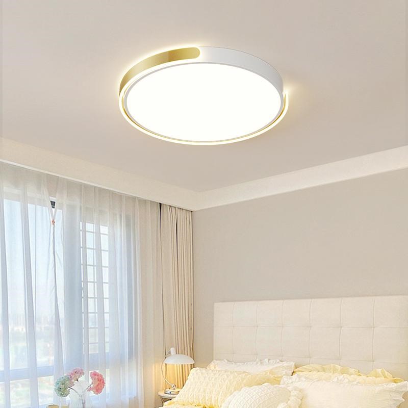 速发卧室灯吸顶灯新款轻奢简约书房餐灯圆形主厅房间卧具