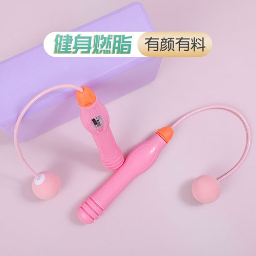 速发计丝无绳数绳健身减肥运动儿童中考专用燃脂学生钢跳重力专业