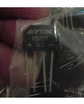 RS207 硅桥式 整流桥 2A 1000V 扁桥 桥堆 全系列 原装热卖