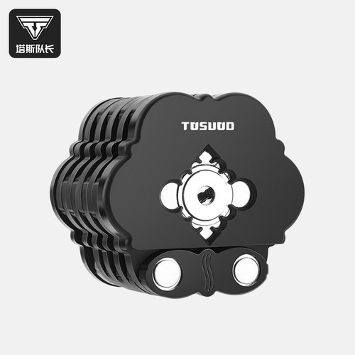 塔斯队长自行车锁防盗锁电动机车可携式折叠锁抗液压剪山地单车锁